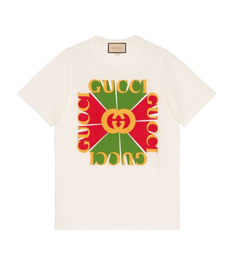 gucci vintage white t shirt|authentic Gucci shirt.